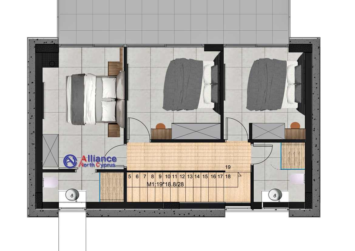 Квартиры и дуплексы в новом комплексе в Богаз, Искеле