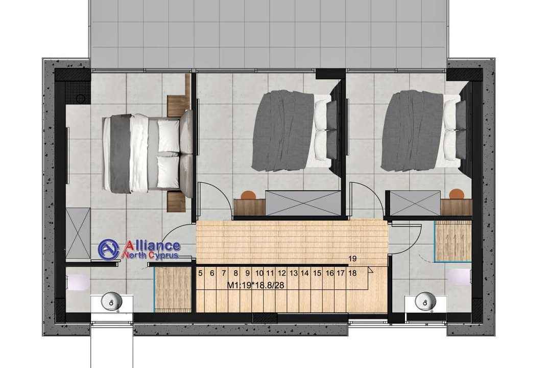 Квартиры и дуплексы в новом комплексе в Богаз, Искеле