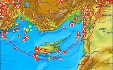 Риск крупного землетрясения на Кипре